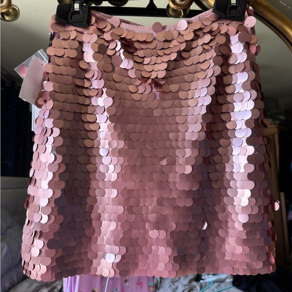 1.state Pink Sequin Skirt - Picture 2 of 6